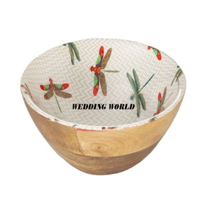 Cuenco de madera de diseño creativo para chocolate, cuenco dulce de forma redonda para mesa, cuenco decorativo para bodas y eventos - Product Image 3