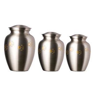 Urne en métal à double compartiment pour cendres, idéale pour les commémorations partagées de couples, disponible au prix de gros - Product Image 4