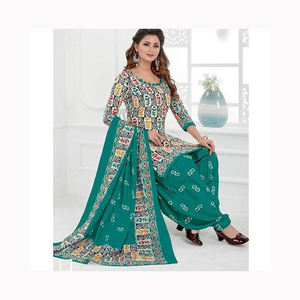 <b>Indian</b> & Pakistan Clothing Gharara Designs Punjabi Girl <b>Sexy</b> Beautiful Salwar Suit Neck Designs Woman Dress Wholesale - Product Image 4