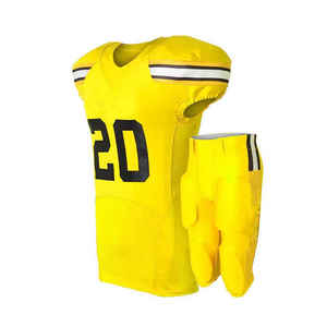 Ensemble d'uniformes de football américain personnalisés pour l'entraînement Tenue de sport Uniformes respirants à sublimation pour hommes - Product Image 6