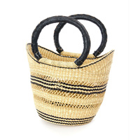 Expédition dans le monde entier sacs en raphia de qualité fine sac en paille jonc de mer tressé ghana panier en herbe de mer