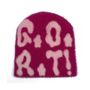 Bonnet d'hiver OEM avec logo brodé en 3D, bonnet de rue à la mode de marque privée, vente en gros de bonnets de scène de plage - Product Image 1