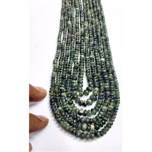 Voir l'offre 6 Brins de Naturel Australien Bleu Saphir 4-7mm Rondelle lisse Perles 680 Ct Lot Iroc Ventes 14-20 Pouces Longueur Gemstone - Product Image 4