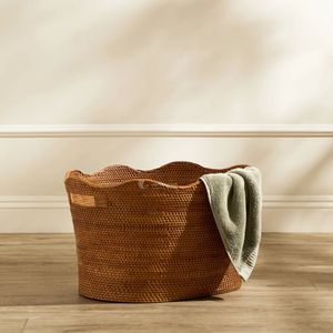 Decorative Rattan <b>Basket</b> Set, Natural Woven <b>Storage</b> <b>Baskets</b> for Home Decor and Organization - Product Image 4