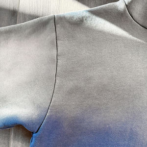 Sudadera con capucha para hombre, de invierno, con cremallera, ecológica, de secado rápido, transpirable, de poliéster/algodón, con efecto deslavado, estilo urbano, con bordado. - Product Image 5