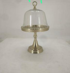 Hot Selling Oval Gold Aluminium Cake <b>Stand</b> Flourish <b>Cupcake</b> Dessert Holder for Birthdays Weddings Parties - Product Image 3