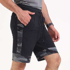 Short décontracté pour hommes séchage rapide respirant antibactérien avec logo personnalisé dernier modèle et coupe régulière à motif solide - Product Image 6
