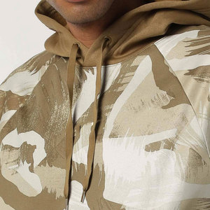 Sweat-shirt à capuche camouflage pour homme, coupe classique, tricoté, 100% coton biologique, streetwear décontracté d'été, écologique, coupe-vent - Product Image 4