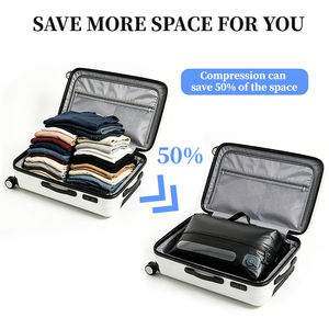 Bolsas de Almacenamiento al Vacío Negras con Logotipo Personalizado, a Prueba de Humedad, Herméticas, Ahorradoras de Espacio para Ropa, Mantas y Viajes - Product Image 2