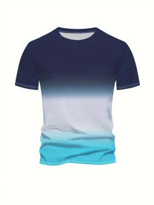 Camiseta deportiva de secado rápido para hombre de alta calidad, camiseta en blanco de Algodón 100% con diseño impreso sublimado, camisetas de uso diario - Product Image 4