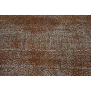 พรมตุรกีวินเทจ6.6ft 3.4 x พื้นที่ขนาดใหญ่ขนสัตว์สีน้ำตาลรูปแบบนามธรรมออกแบบเย็บปะติดปะต่อกันสำหรับห้องโถงพรมยางรุ่นสำรองในห้อง - Product Image 5