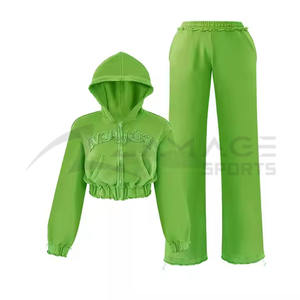 Conjunto Deportivo de Dos Piezas para Mujer con Pantalones Jogger Elásticos y Chaqueta de Manga Larga para Yoga, Ejercicio y Uso Casual - Product Image 4