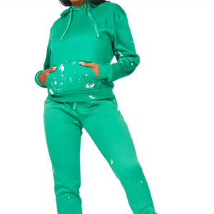 Custom Made Women 2 Pieces Set High Quality Sports Wear Track <b>Suit</b> Sets Ladies Jogger <b>Pant</b> and Crop Top Jumpsuit Long Sleeve - Product Image 1