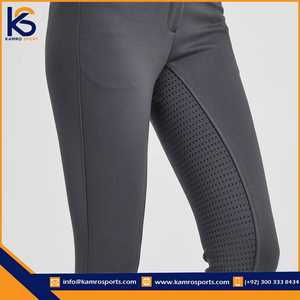 Pantalones de caballo de diseño profesional para mujer, algodón de alta calidad con cremallera europea, parche frontal para la rodilla, precio razonable para montar, ovación - Product Image 6