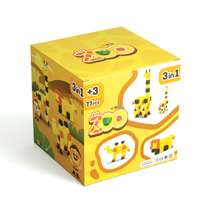 Morphun Modern Buildings 3-in-1 STEM Construction Toy Set Value Pack Educational 40-Piece Plastic Kit for Kids Ages 4-6 Years - Product Image 1