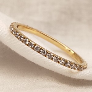 Anillo de compromiso de diamante cultivado en laboratorio de corte redondo solitario chapado en oro macizo de 14 quilates certificado IGI para hombres y mujeres anillos finos para fiesta - Product Image 1