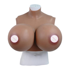 Saf silikon gerçekten yumuşak yapay Cosplay sahte göğüsler süper büyük göğüsler erkekler için silikon göğüsler Crossdress - Product Image 1