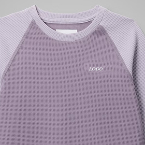เสื้อพูลโอเวอร์ปักโลโก้ตามสั่ง ราคาถูก แขนยาว สำหรับผู้ซื้อจำนวนมาก เสื้อสเวตเชิ้ตคอกลมสำหรับเด็กผู้ชาย ดีไซน์สีตัดกัน ราคาโรงงาน - Product Image 2