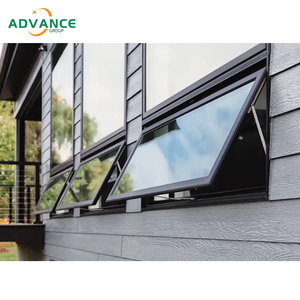 Ventana abatible de aluminio moderna y eficiente en energía Miami Dade <span class=keywords><strong>NOA</strong></span> aprobada para hoteles residenciales Resorts ventana con bisagras - Product Image 1