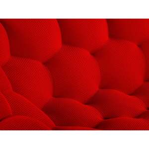 โซฟาโค้งรุ่น Bubble 2 สีแดงรูบิส 3-4 ที่นั่ง ดีไซน์ร่วมสมัย ผ้า 2D เฟอร์นิเจอร์ห้องนั่งเล่นสำหรับบ้าน สำหรับมุมห้องนั่งเล่น - Product Image 4