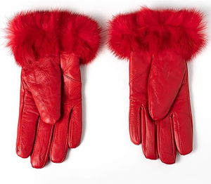 2026 nouveau élégant écran tactile tricoté doublure hiver en cuir véritable gants femmes et homme fabricant personnalisé hiver chaud gant - Product Image 3