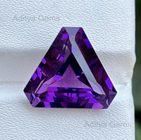 Améthyste africaine naturelle Trillion Triangle Pierres précieuses en vrac Jaipur Fabricant Prix de gros Fabrication de bijoux 1mm à 50mm Violet