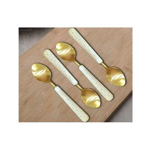 Luxury Royal Gold Cutlery Kitchen <b>Flatware</b> <b>Set</b> Silverware Luxury <b>Set</b> of Three <b>Flatware</b> <b>Set</b> Kitchen Utensils for Home Kitchen - Product Image 4