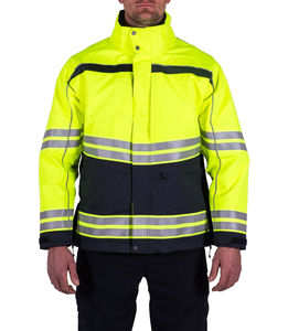 Ropa de trabajo de alta visibilidad, chaqueta de seguridad Bomber de alta visibilidad, chaqueta reflectante impermeable, chaqueta de construcción con logotipo personalizado - Product Image 5