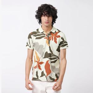 Camisas de Golf Vintage para Hombre, Corte Regular, Manga Corta Informal, Estampado Personalizado, Deportivas para Sublimación, 100% Algodón - Product Image 4
