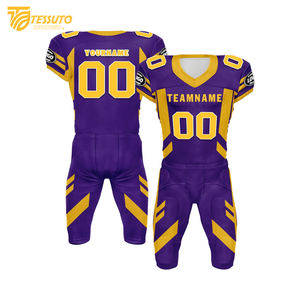 Wholesale <b>Top</b> Quality Customized American Football Uniforms <b>For</b> Youth Football Uniform <b>Club</b> Custom Logo Colors And Size Oem - Product Image 1