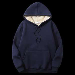 Custom Logo Oversized Men's <b>Hoodies</b> Unisex Sherpa <b>Lined</b> <b>Fleece</b> Streetwear Pullover 100% Cotton Fashionable Premium Quality - Product Image 5