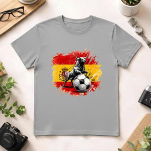 T-shirt unisex 210GSM 100% cotone casual oversize con stampa serigrafica personalizzata, modello Dried - Product Image 1
