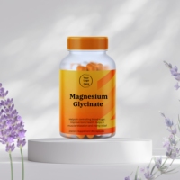 Complément alimentaire OEM capsules de glycinate de magnésium d'excellente qualité logo personnalisé fabriqué aux États-Unis pour les acheteurs en gros adultes