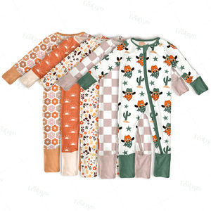 Pijamas <span class=keywords><strong>de</strong></span> Bambú OEM para Niños, Mamelucos <span class=keywords><strong>de</strong></span> Bambú Estampados a Medida, Ropa Ecológica para Bebés, Pijamas <span class=keywords><strong>de</strong></span> Tencel para Recién Nacidos - Product Image 1