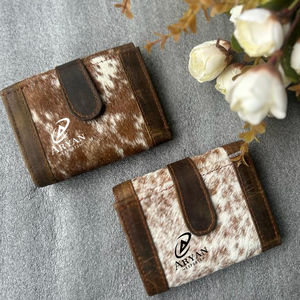 ใหม่ผมจริงบนหนัง Cowhide คลัทช์การออกแบบใหม่มีสไตล์หลายใช้ตะวันตกขายร้อนหนัง Cowhide จริงกระเป๋าสตางค์ขนาดเล็กสําหรับผู้หญิง - Product Image 2