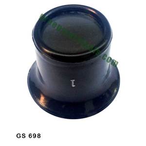 GS 698, lupa de ojo, herramienta de joyería de acero para joyería, lupa de ojo de plástico - Product Image 1