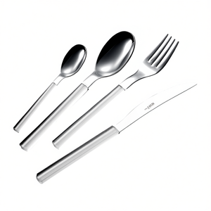 You&Me SKY Bianco YM24SK 19 Eme Set Juego de Cuchillos de Acero Inoxidable de 24 Piezas para Mesa, Blanco y Elegante - Product Image 2