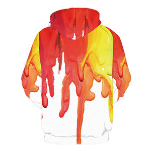 Sudadera unisex de poliéster 100% con capucha de gran tamaño logotipo personalizado sublimación en blanco teñido liso para invierno-venta al por mayor - Product Image 4