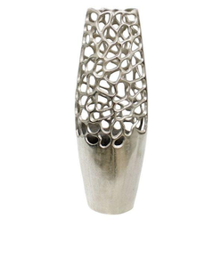 Antique Style Metal Vase for Home Decoration Modern Flower Holder Vintage Art Piece Elegant Decorative Table Accent - Product Image 4