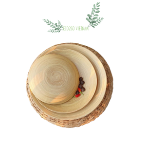 Offre Spéciale 2024 Assiettes en bambou naturel écologique réutilisables et jetables pour la cuisine ou comme cadeaux d'Eco2go Vietnam - Product Image 6