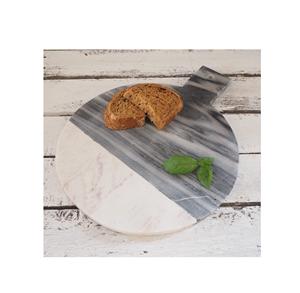 100% marbre naturel bloc à découper produit de qualité supérieure conception à la main servant des aliments planche à découper en marbre cuisine utilisation de légumes - Product Image 3