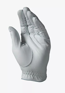 Guantes de Golf Personalizados de Alta Calidad para Hombre, Cuero Genuino Cabretta Negro con Detalles Amarillos y Blancos, Correa de Muñeca Ajustable, Antideslizantes - Product Image 4