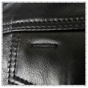 Gilet en cuir personnalisé certifié CE pour hommes, vêtements de motard durables pour la moto, vêtements de sport de grande taille, équipement de protection - Product Image 6