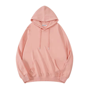 Good Quality 100% Cotton Thick Blank Plain Heavyweight Korean Oversized Hoodies Custom Logo Plus Size Womens Hoodies - Product Image 3