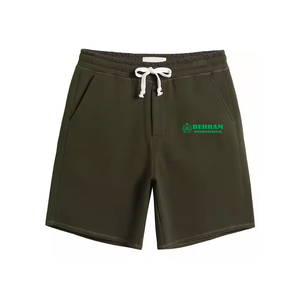 Pantalones cortos para hombre, pantalones cortos de algodón de rizo francés grueso de estilo personalizado, pantalones cortos informales con cordón para hombre, perfectos para actividades deportivas - Product Image 3