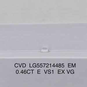 Certificado IGI Esmeralda 0.46ct E Color VS1 Diamante CVD suelto Diamante cultivado en laboratorio - Product Image 3