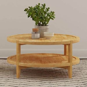 Table basse en bois pour des espaces de vie élégants alliant durabilité, savoir-faire et équilibre visuel - Product Image 5