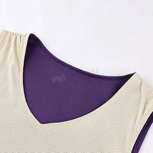 Poliéster hecho de la mejor calidad púrpura y piel BSCI, poliéster, ropa deportiva Uniforme de baloncesto de color Uniforme de baloncesto deportivo - Product Image 4