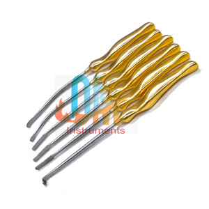 ชุดเครื่องมือผ่าตัดแบบยกของ OldMed Instruments คุณภาพเยอรมัน เกรดทางการแพทย์ ทำจากเหล็กกล้าไร้สนิม 6 ชิ้น ใช้ซ้ำได้ ฆ่าเชื้อได้ด้วยหม้อนึ่งความดัน ด้ามจับสีทอง - Product Image 6