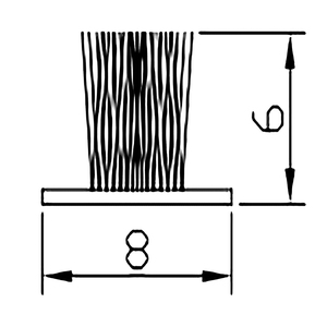 Laine à fente pour <span class=keywords><strong>porte</strong></span> <span class=keywords><strong>coulissante</strong></span> <span class=keywords><strong>Bande</strong></span> en alliage d'aluminium <span class=keywords><strong>brosse</strong></span> coupe-froid <span class=keywords><strong>Bande</strong></span> d'étanchéité pour <span class=keywords><strong>porte</strong></span> <span class=keywords><strong>coulissante</strong></span> - Product Image 6